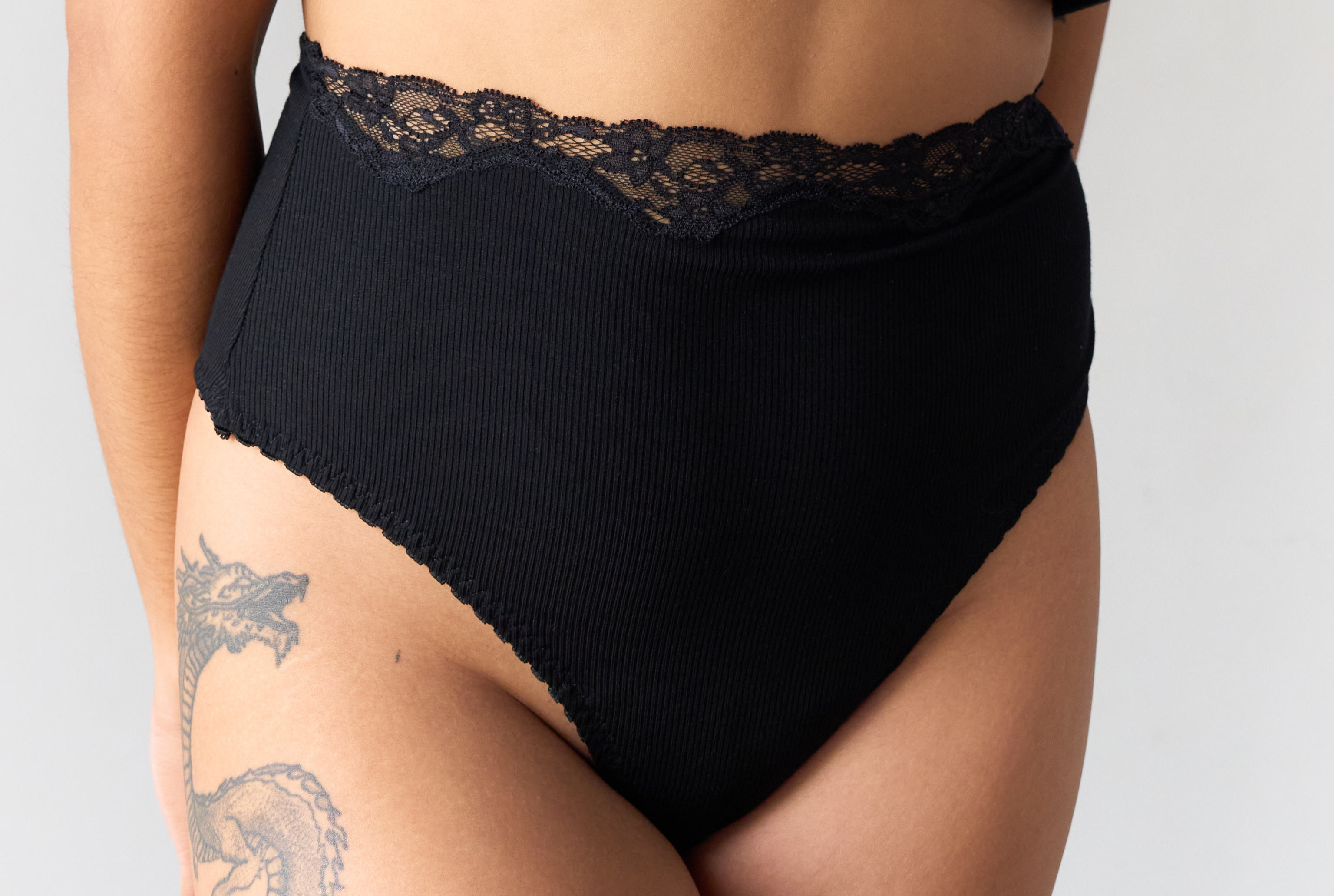 TANGA HIGH WAIST DE ALGODÓN PRONOIA