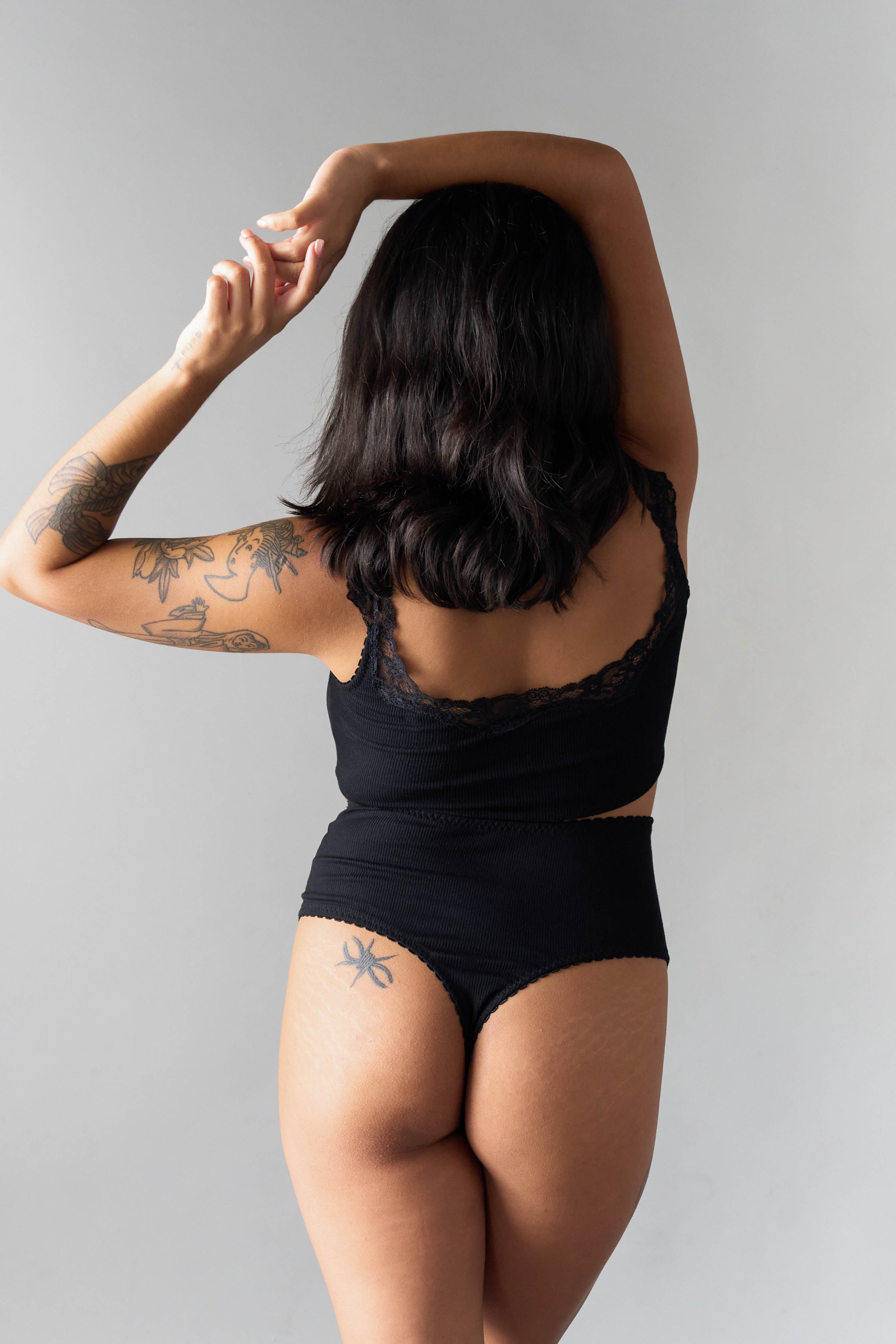 TANGA HIGH WAIST DE ALGODÓN PRONOIA